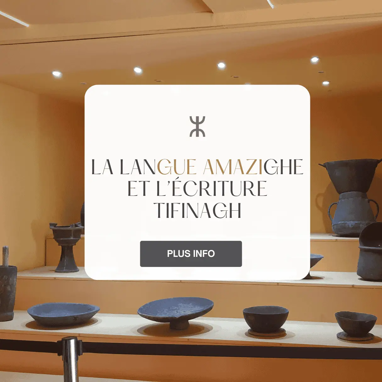 La langue amazighe et l’écriture tifinagh : un patrimoine linguistique vivant