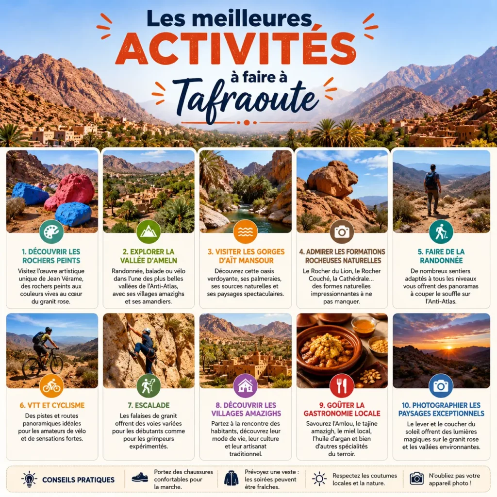 Les meilleures activités à faire à Tafraoute