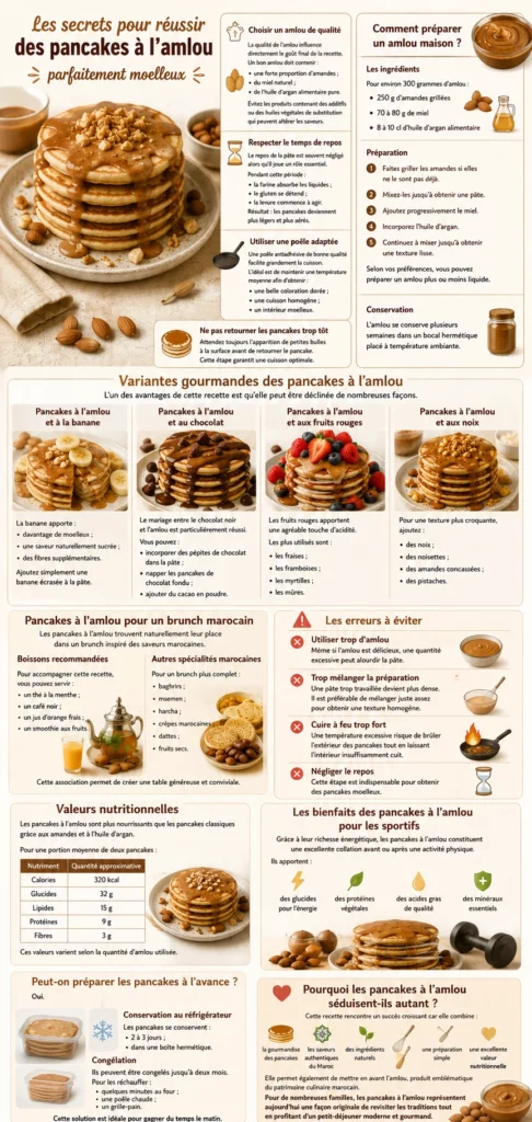 Secrets des pancakes à lamlou Secrets des pancakes à l'amlou