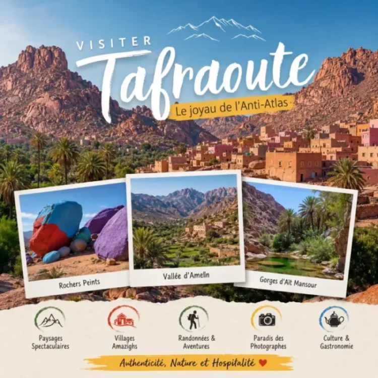 Visiter Tafraoute Guide pour Découvrir le Joyau de l’Anti-Atlas Marocain